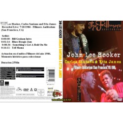 Jhon Lee Hooker , Carlos Santana & Etta James - Live at Fillmore Auditorium , San Francisco 18-07-1986